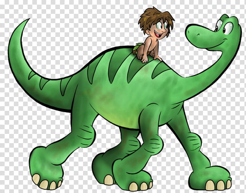 Velociraptor, Tyrannosaurus, Dinosaur, Cartoon, Youtube, Good Dinosaur, Animal Figure, Green transparent background PNG clipart