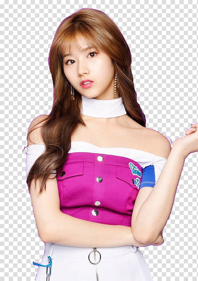 Twice Sana transparent background PNG clipart