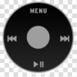 Albook extended dark , round black MP player button illustration transparent background PNG clipart