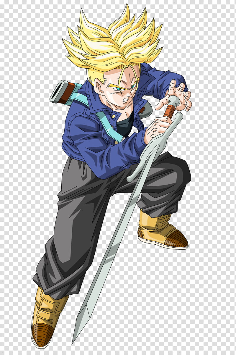 SSJ Future Trunks Render Extraction transparent background PNG clipart