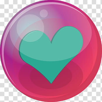 Heart Bubble Icons, blue, green heart illustration transparent background PNG clipart