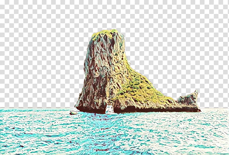 rock natural landscape water islet sea, Coastal And Oceanic Landforms, Tree, Cliff, Formation, Promontory transparent background PNG clipart