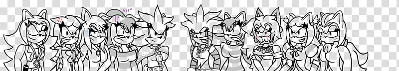 originals VS fakers collab, SEGA Sonic the Hedgehog characters illustration transparent background PNG clipart