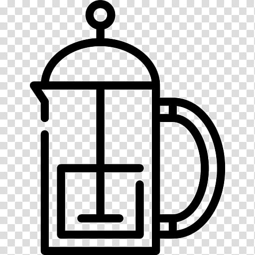 Icon Design, Aeropress, French Presses, Coffee, Cafe, Espresso, Line transparent background PNG clipart