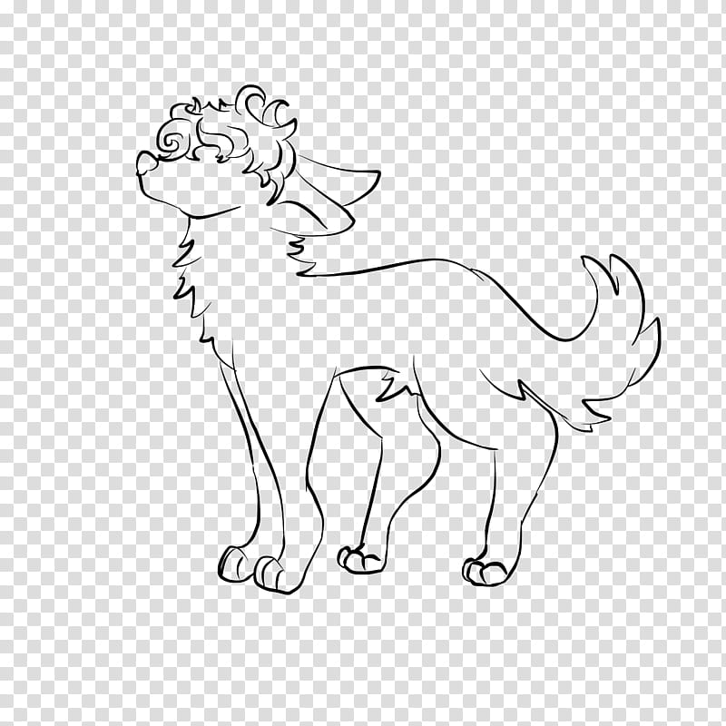 Some doggo lineart FTU transparent background PNG clipart