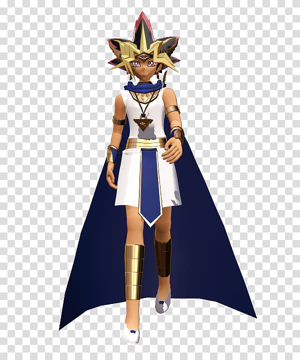 MMD Yu-Gi-Oh! Atem model + DL UPDATED transparent background PNG clipart