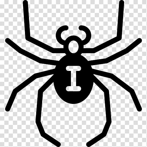 Cartoon Spider, Line, Pest, Tarantula, Line Art, Symmetry, Arachnid, Insect transparent background PNG clipart