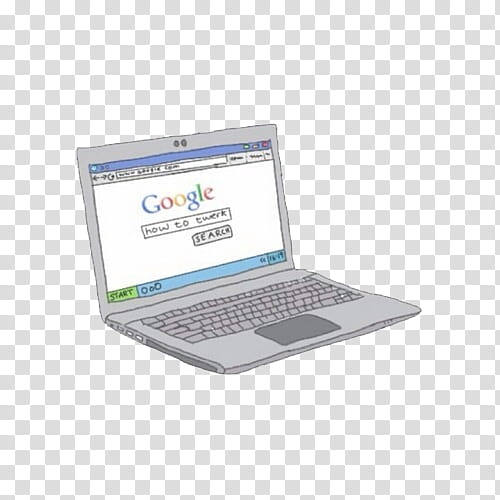 overlays, silver laptop computer displaying at google transparent background PNG clipart