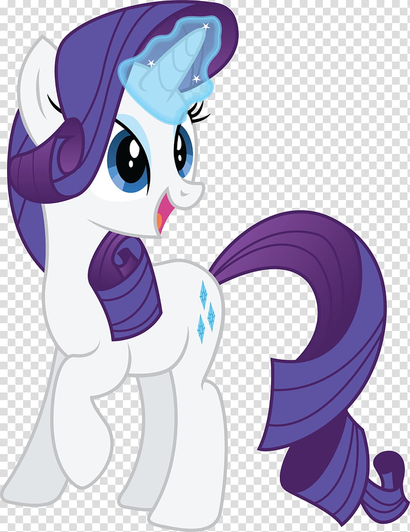 Fab rarity, purple-haired gray pony illustration transparent background PNG clipart