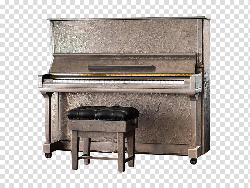 , gray upright piano transparent background PNG clipart