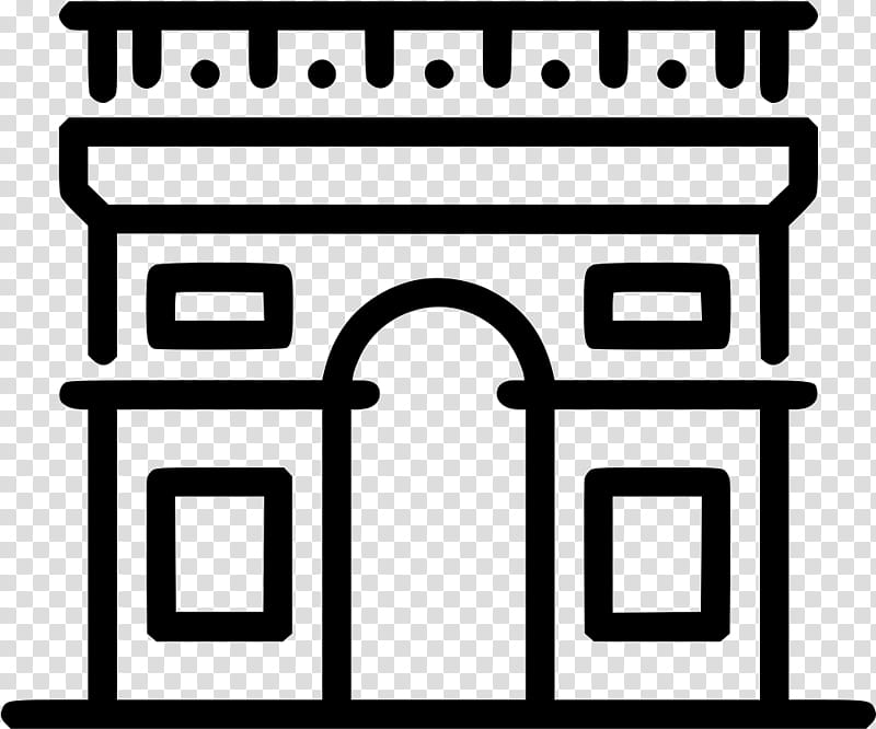 Arc De Triomphe Line, Flat Design, Paris, Rectangle transparent background PNG clipart