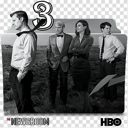 The Newsroom series and season folder icons, The Newsroom S ( transparent background PNG clipart