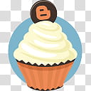 CUPCAKE SOCIAL ICON, cupcake with icing art transparent background PNG clipart