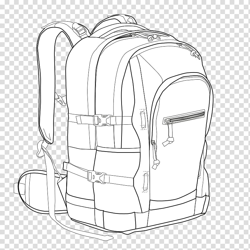 Blank School Bag Front And Back View Isolated On White Stock Illustration -  Download Image Now - iStock