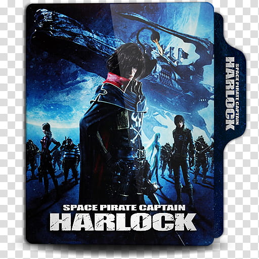 Harlock folder icon, Space Pirate Captain Harlock..eng() transparent background PNG clipart