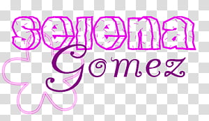 Texto Selena Gomez transparent background PNG clipart thumbnail