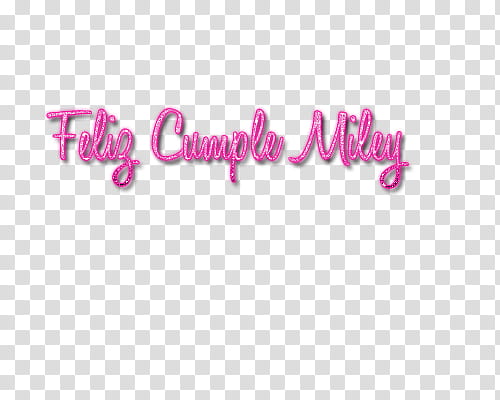 Feliz Cumple Miley transparent background PNG clipart