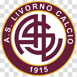 Team Logos, A.S. Livorno Calcio logo transparent background PNG clipart