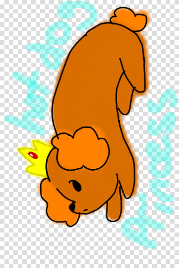HOT DOG PRINCESS!!, brown bear anime character transparent background PNG clipart