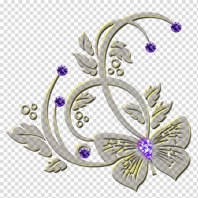 Graceful decorative embellishm, black and purple butterfly illustration transparent background PNG clipart