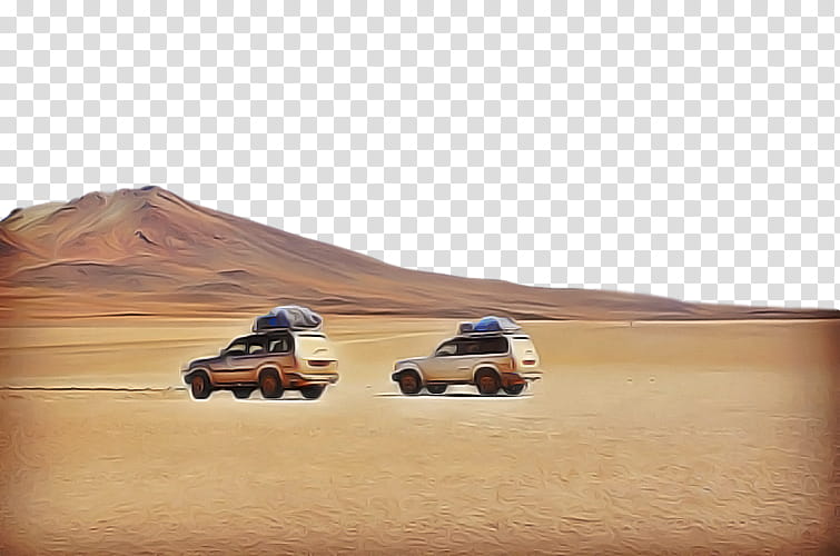 desert natural environment vehicle landscape brown, Aeolian Landform, Sand, Sahara transparent background PNG clipart