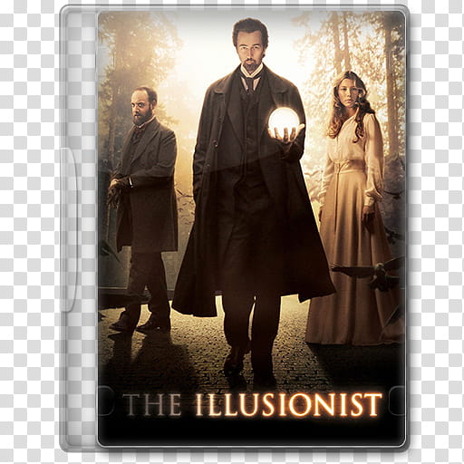 DVD Icon , The Illusionist (), The Illusionist DVD case transparent background PNG clipart