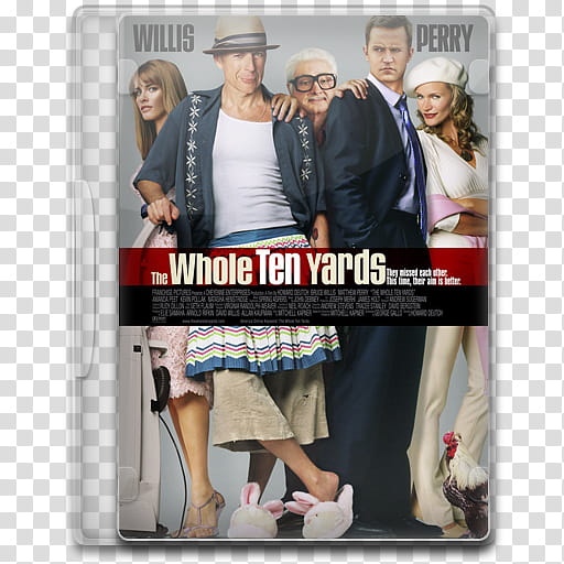 Movie Icon , The Whole Ten Yards, The Whole Ten Yards DVD case transparent background PNG clipart