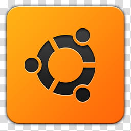 Icon , Ubuntu, round black logo transparent background PNG clipart