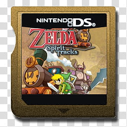 NDS Roms Cartridge Icons , NDS, Zelda Spirit Tracks transparent background PNG clipart