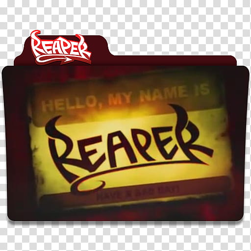 Reaper tv series folder icons, reaper collection transparent background PNG clipart