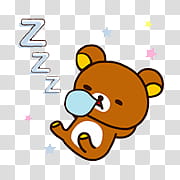 Facebook Rilakkuma stickers by transparent background PNG clipart