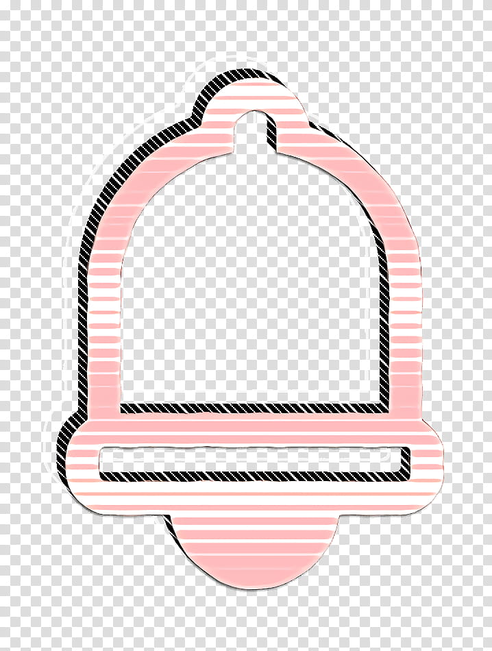 Notification Icon, Alarm Icon, Alert Icon, Bell Icon, Pink M, Line, Arch transparent background PNG clipart