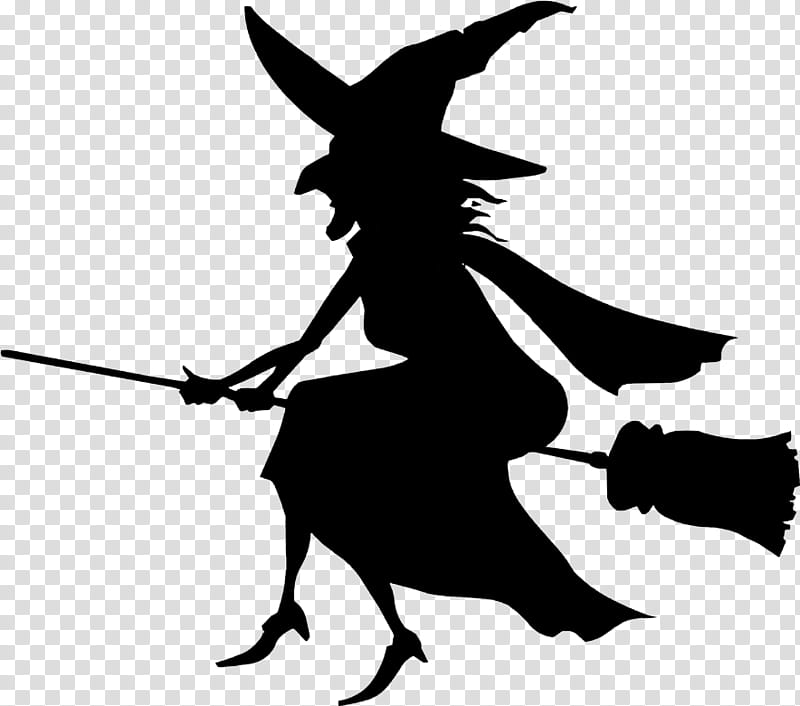 Halloween Cartoon Character, Halloween , Black And White
, Costume, Witchcraft, Silhouette, Drawing, Stencil transparent background PNG clipart