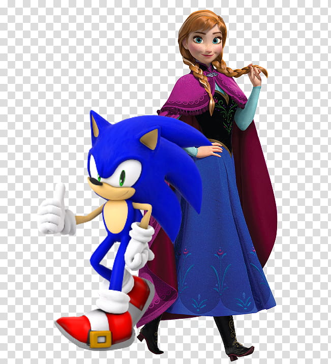 Sonic and Anna in CZE X FCE Advance Render transparent background PNG clipart