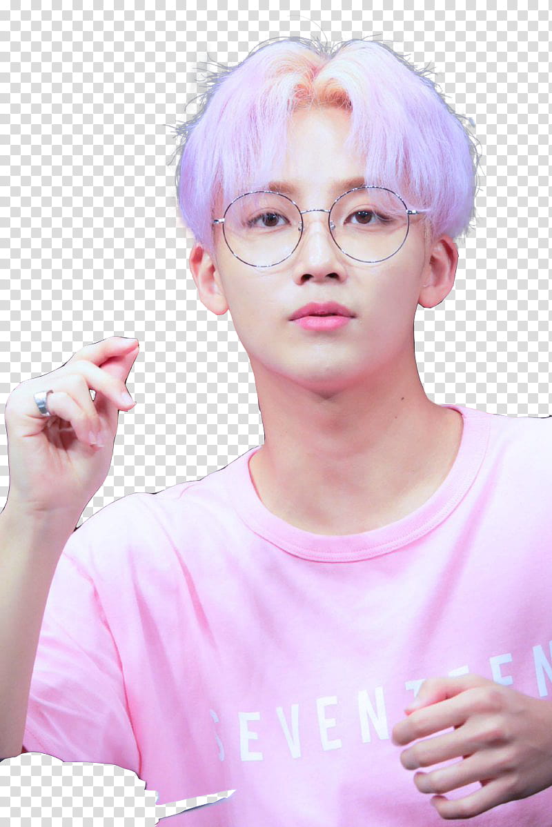 JEONGHAN SEVENTEEN, man raising his right hand transparent background PNG clipart