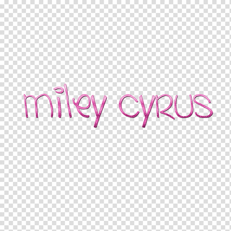 Texto Miley Cyrus transparent background PNG clipart