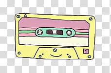 Cassettes, multicolored cassette tape illustration transparent background PNG clipart