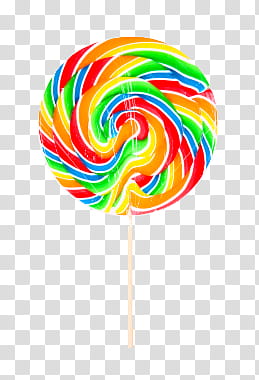 Lollipops, yellow and red lollipop transparent background PNG clipart