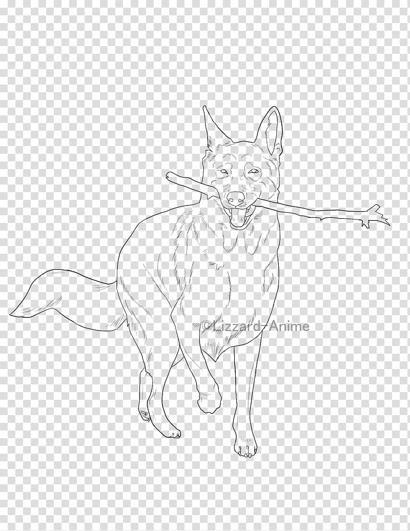 GSD line art Free to use transparent background PNG clipart