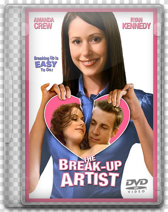 DVD movies icon, Break up Artist, The Break-up Artist DVD case transparent background PNG clipart
