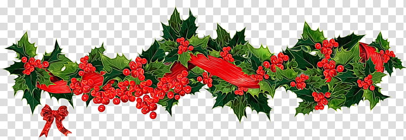 Red Christmas Tree, Christmas Day, Garland, Santa Claus, Wreath, Christmas Decoration, Christmas Garland, Christmas Ornament transparent background PNG clipart