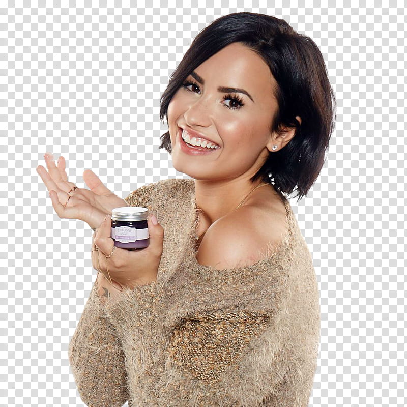 Demi Lovato, - transparent background PNG clipart