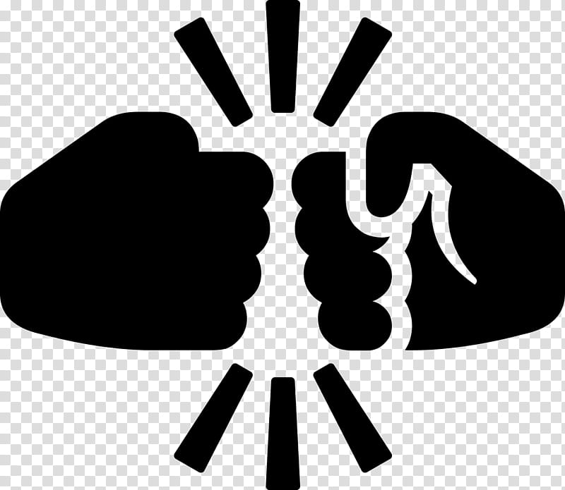 graphy Logo, Fist Bump, Fotolia, Symbol, Blackandwhite transparent background PNG clipart