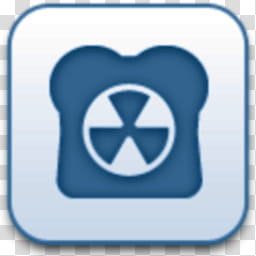 Albook extended blue , biohazard icon transparent background PNG clipart