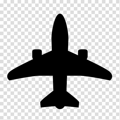 Airplane Silhouette, Flight, Transport, Airport, Airline Ticket, Travel, Air Travel, Wing transparent background PNG clipart