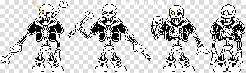 [UnderTale: Disbelief] All Phases (Sprite .) transparent background PNG clipart