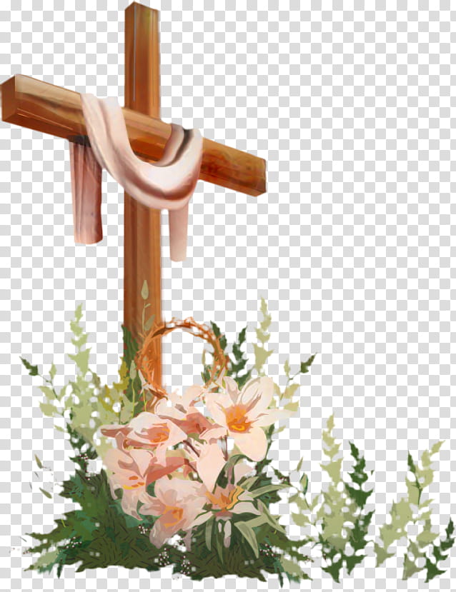 Easter Flower, Christian Cross, Easter
, Christianity, Blessing Cross, Feast Of The Cross, Jesus, Religious Item transparent background PNG clipart