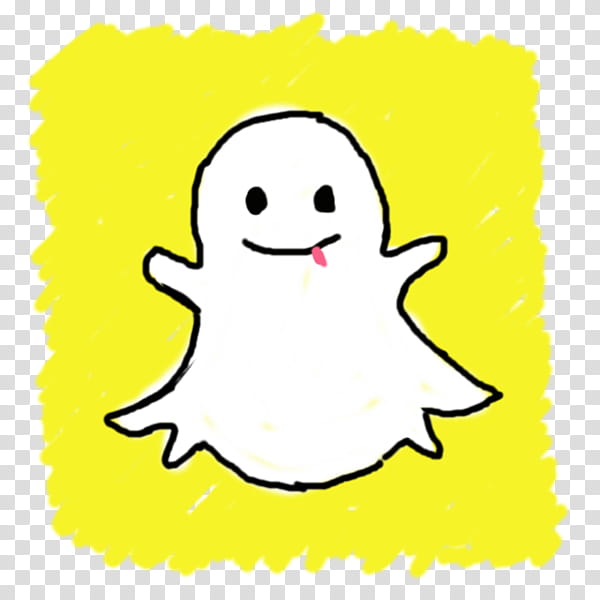 Yellow , Snapchat logo transparent background PNG clipart