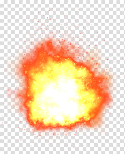 misc fire explosion element, red and yellow explosion illustration transparent background PNG clipart