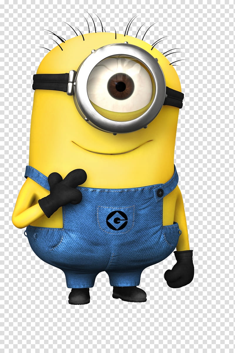 Minions, Minion character with one eye transparent background PNG clipart